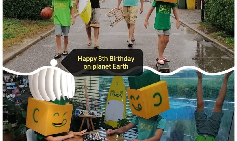 Happy 8th birthday on planet Earth